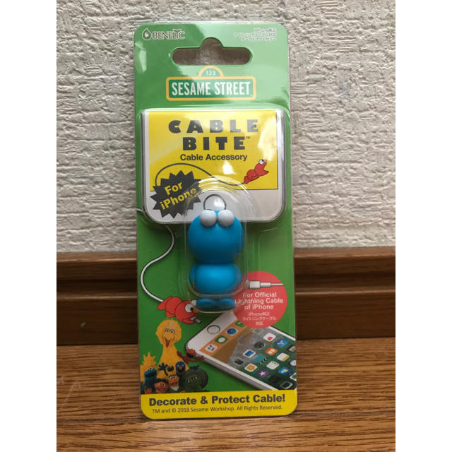 SESAME STREET(セサミストリート)のケーブルバイト スマホ/家電/カメラのスマホアクセサリー(その他)の商品写真