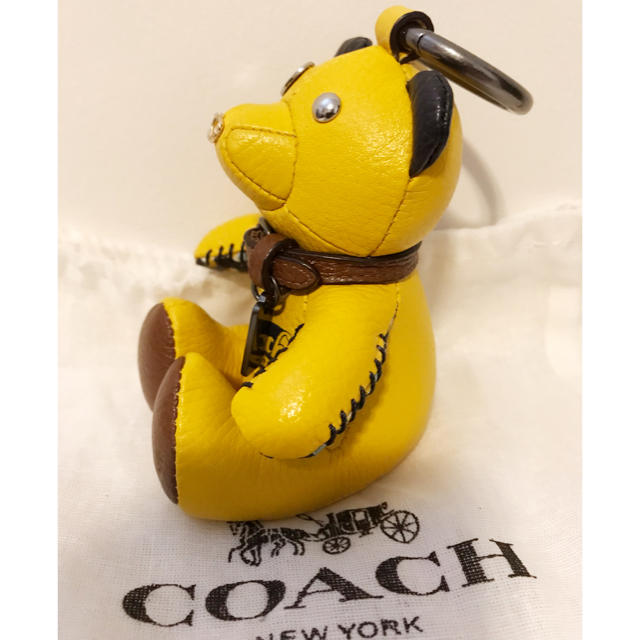 COACH(コーチ)の新品未使用★COACH ベアー ぬいぐるみ キーホルダー レディースのファッション小物(キーホルダー)の商品写真