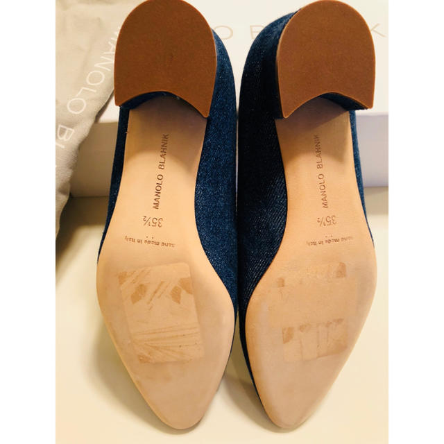 MANOLO BLAHNIK(マノロブラニク)のベル様専用 マノロブラニク リストニー デニム☆ レディースの靴/シューズ(ハイヒール/パンプス)の商品写真