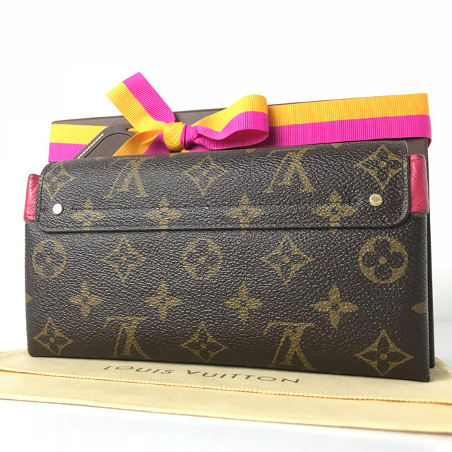 LOUIS VUITTON(ルイヴィトン)の【良品】ルイヴィトン  ポルトフォイユ  エリゼ  ピンク系  モノグラム レディースのファッション小物(財布)の商品写真