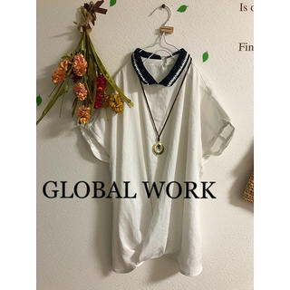 グローバルワーク(GLOBAL WORK)の☆GLOBAL WORK☆襟ニット ブラウス(シャツ/ブラウス(半袖/袖なし))