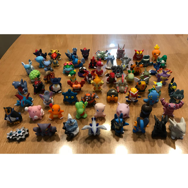 ポケモン(ポケモン)のポケモン指人形 約60個 ラムネと売ってたもの エンタメ/ホビーのフィギュア(ゲームキャラクター)の商品写真