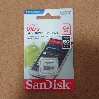 サンディスク(SanDisk)の新品未使用 microSD SanDisk Ultra 64GB

(その他)