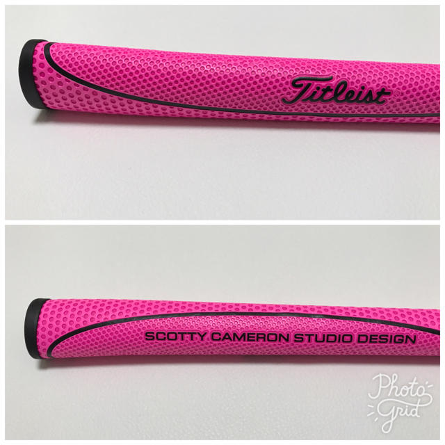 Scotty Cameron(スコッティキャメロン)のスコッティ キャメロン マタドール MID-LARGE ピンク パターグリップ スポーツ/アウトドアのゴルフ(クラブ)の商品写真