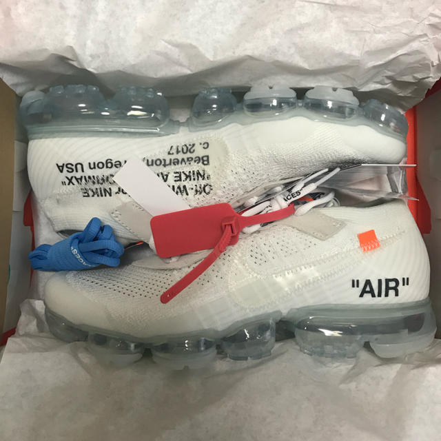 vapormax off white 28センチ US10靴/シューズ