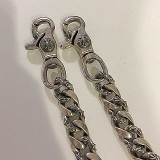 クロムハーツ(Chrome Hearts)の正規品 Chrome Heartsウォレットチェーン ファンシーチェーン 激安！(ウォレットチェーン)