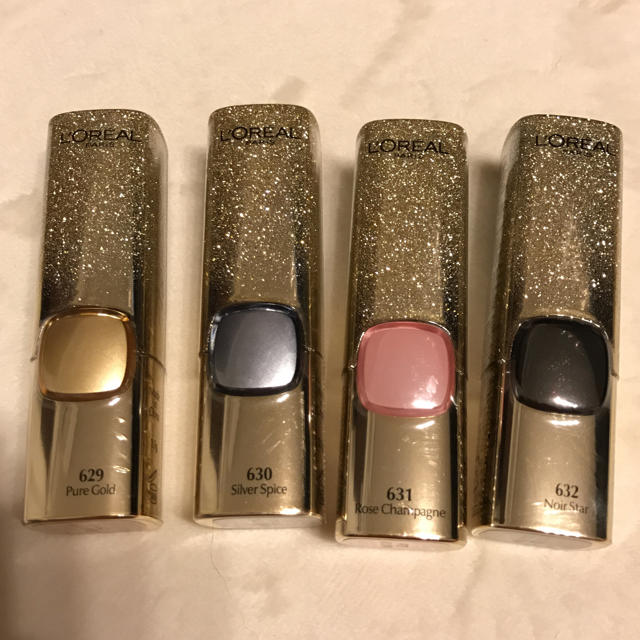 L'Oreal Paris(ロレアルパリ)の新品 ロレアルパリ カラーリッシュ ルルージュ 新色4色セット コスメ/美容のベースメイク/化粧品(口紅)の商品写真