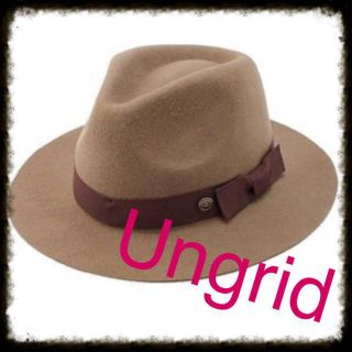 アングリッド(Ungrid)のUngridウール中折れハット(ハット)