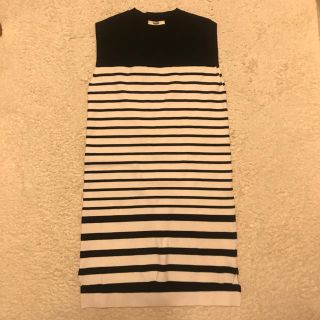 スナイデル(SNIDEL)の【美品】ノースリーブニットワンピース(ひざ丈ワンピース)