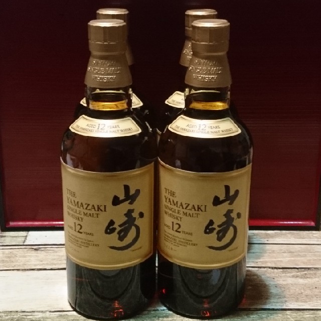 同梱不可】 サントリー - 4本 700ml 12年 山崎 ウイスキー - aatsp.com.br