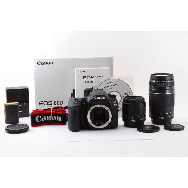 Canon - ★Canon キャノン EOS 80D　ダブルレンズセット ★