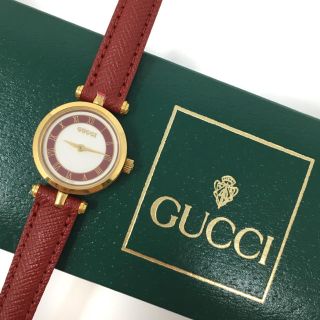 Gucci - グッチ 値引き可 オールドグッチ 電池交換済み シェリーライン ...