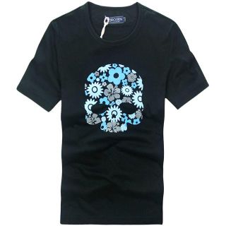 ハイドロゲン(HYDROGEN)の★正規品(7DT7316BL)ハイドロゲン メンズ半袖Tシャツ【L】(Tシャツ/カットソー(半袖/袖なし))