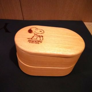 スヌーピー(SNOOPY)の[未使用品]スヌーピー　小判形　弁当箱(弁当用品)