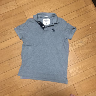 アバクロンビーアンドフィッチ(Abercrombie&Fitch)のabercrombie&fitch ポロシャツ Mサイズ グレー(ポロシャツ)