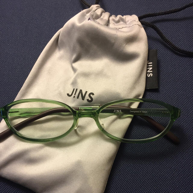 JINS(ジンズ)のJINS メガネ ブルーライト  キッズ/ベビー/マタニティのキッズ/ベビー/マタニティ その他(その他)の商品写真