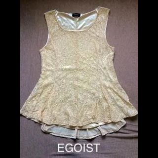 エゴイスト(EGOIST)のトップス レース エゴイスト(カットソー(半袖/袖なし))