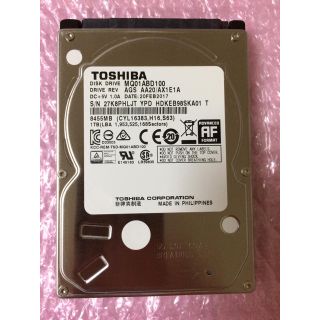 トウシバ(東芝)の[HDD]TOSHIBA 1TB/5400rpm/2.5inch/9.5mm(PCパーツ)