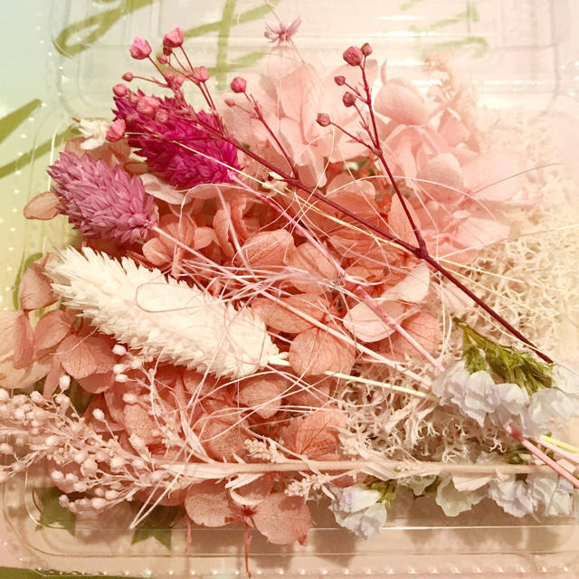 ピンク×ピンクセット☆ ハンドメイドのフラワー/ガーデン(プリザーブドフラワー)の商品写真