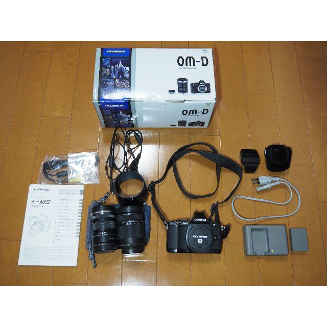 OLYMPUS - OLYMPUS オリンパス　ミラーレス一眼　OM-D　EM-5　2レンズセット
