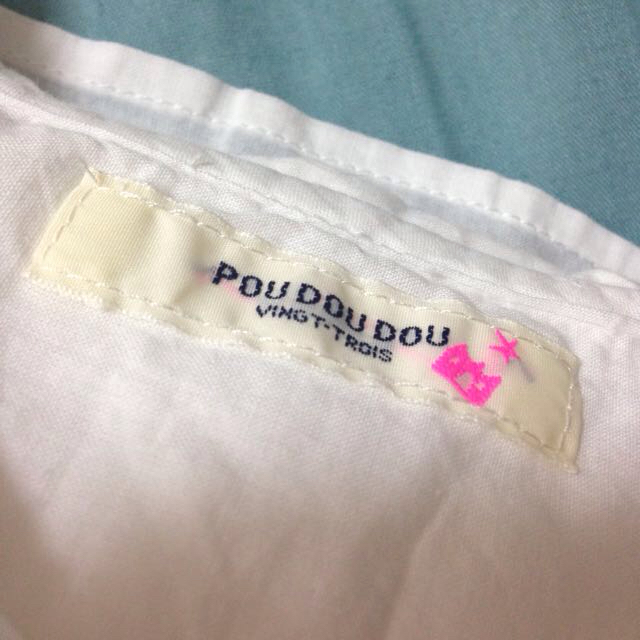 POU DOU DOU(プードゥドゥ)のプードゥドゥ 二枚襟シンプル長袖シャツ レディースのトップス(シャツ/ブラウス(長袖/七分))の商品写真
