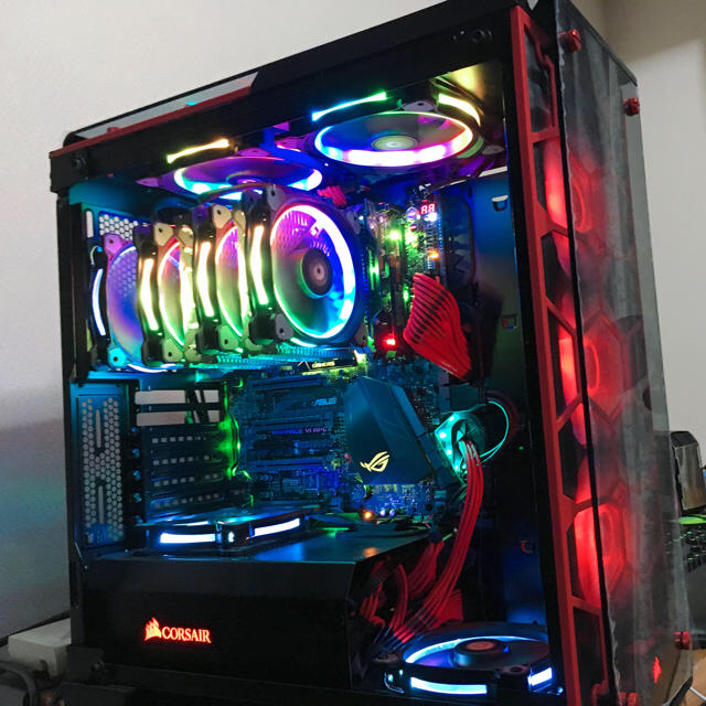 自作ゲーミングPC CORE I7 5820K GTX1080-