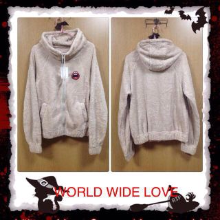 ワールドワイドラブ(WORLD WIDE LOVE!)のあんぴ様 専用☆WWL ボア パーカー(パーカー)