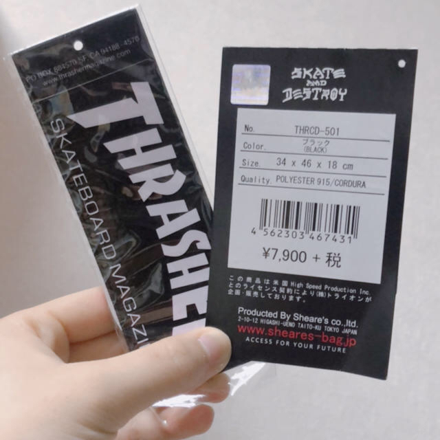 THRASHER(スラッシャー)のTHRASHER リュック メンズのバッグ(バッグパック/リュック)の商品写真