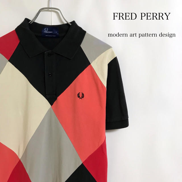 FRED PERRY(フレッドペリー)のFREDPERRY polo shirt  フレッドペリー  レトロ　ポロシャツ メンズのトップス(ポロシャツ)の商品写真