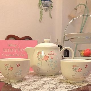 ディズニー(Disney)のディズニーmarieセラミックテイーセット   ♥️(食器)