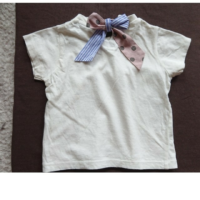 Simonetta(シモネッタ)の【再値下げ！】SOLBOIS バックリボンTシャツ 80cm キッズ/ベビー/マタニティのベビー服(~85cm)(Ｔシャツ)の商品写真