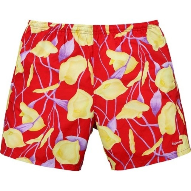 L Supreme Applique Water Short 黒 国内正規品