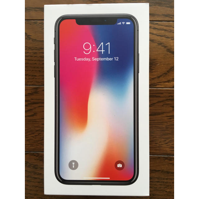 新品未使用　iPhoneX 64GB SIMフリー