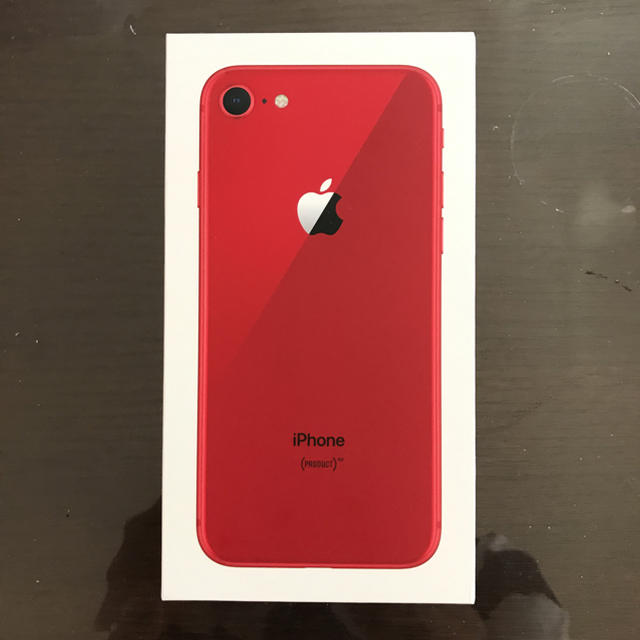 iPhone(アイフォーン)のiPhone8  64GB レッド  SIMフリー 新品 スマホ/家電/カメラのスマートフォン/携帯電話(スマートフォン本体)の商品写真