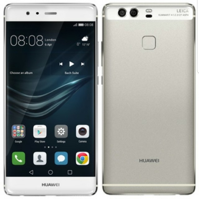 Huawei P9 SIMフリースマートフォン (シルバー)  新品未使用 スマホ/家電/カメラのスマートフォン/携帯電話(スマートフォン本体)の商品写真