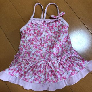 ニシマツヤ(西松屋)の可愛い花柄水着80cm(水着)