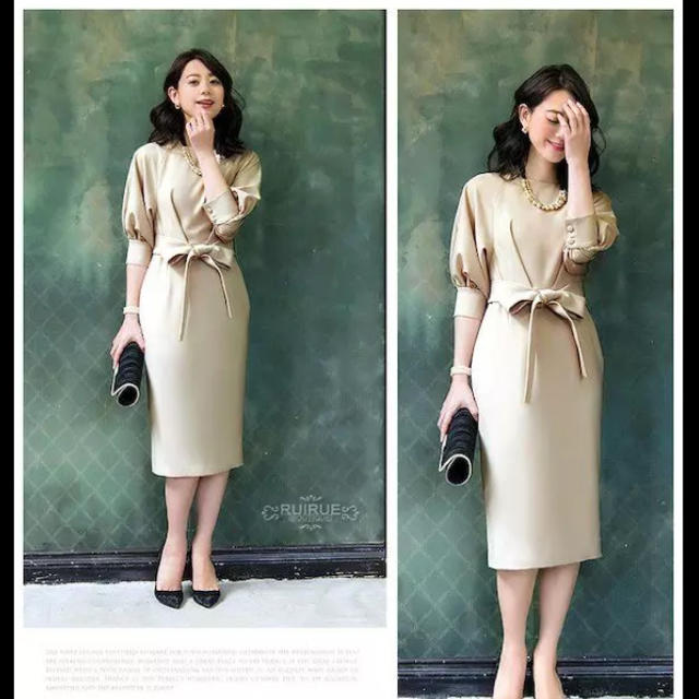 RUIRUE Boutique 優木まおみ着用 定価10950円 ワンピースの通販 RUIRUE Boutique 優木まおみ着用 定価10950円 ワンピースの通販