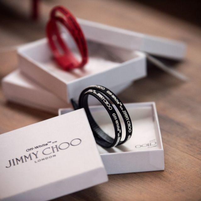 国内完売品！Off White×JIMMY CHOO コラボブレスレット メンズのアクセサリー(ブレスレット)の商品写真