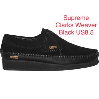 シュプリーム(Supreme)のSupreme Clarks Weaver Black US8.5(スリッポン/モカシン)