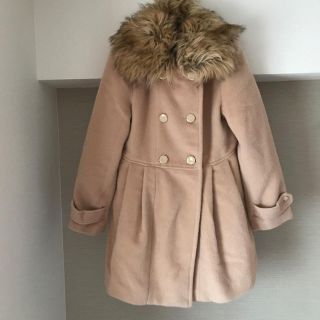 ダズリン(dazzlin)の新品☆dazzlin ダズリン ファー付き コート レディース アウター(毛皮/ファーコート)