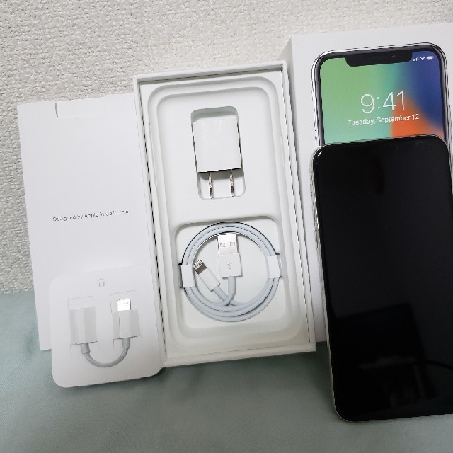 iphone X 256GB　シルバー　SIMフリー