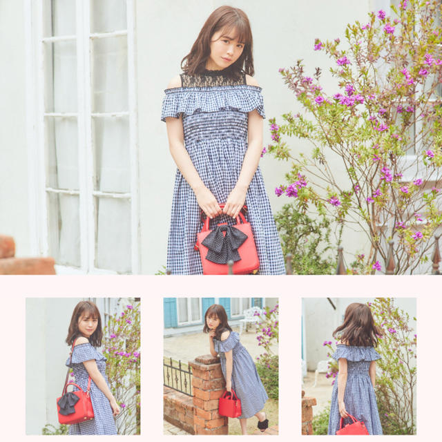 E hyphen world gallery - ゆうこす コラボワンピース ギンガムチェック