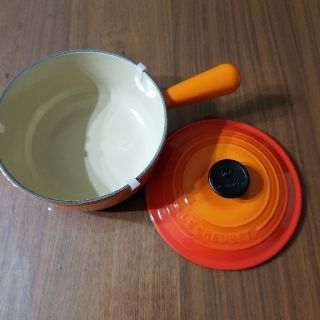 ルクルーゼ(LE CREUSET)のkija様専用　　ル・クルーゼ　蓋にキズあり。　(鍋/フライパン)