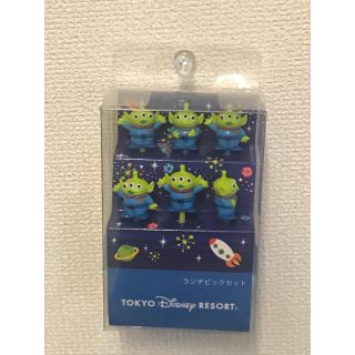 ディズニー(Disney)のリトルグリーンメン ランチピック(弁当用品)