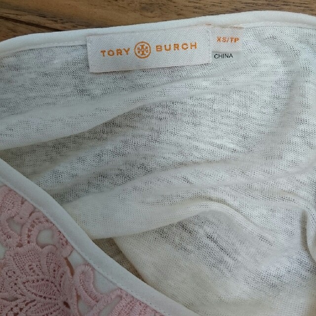 Tory Burch(トリーバーチ)のトリーバーチ☆ Tシャツ シルク100% レディースのトップス(Tシャツ(半袖/袖なし))の商品写真