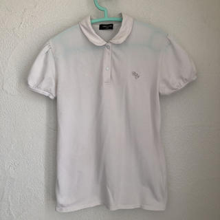コムサイズム(COMME CA ISM)のコムサイズム 白 ポロシャツ 女の子 150(Tシャツ/カットソー)