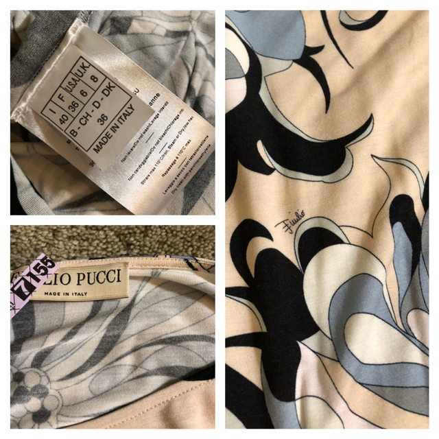 Emilio Pucci エミリオプッチ☆アザレア柄トップス Emilio Pucci エミリオプッチ☆アザレア柄トップス
