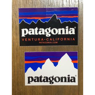 パタゴニア(patagonia)のパタゴニア patagonia ステッカー2枚セット(登山用品)