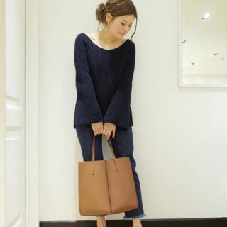 ドゥーズィエムクラス(DEUXIEME CLASSE)のドゥーズィエムクラス  アゼプルオーバー NAVY(ニット/セーター)