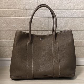 エルメス(Hermes)の【桃子様専用】エルメス   ガーデンパーティー  PM エトゥープ(トートバッグ)